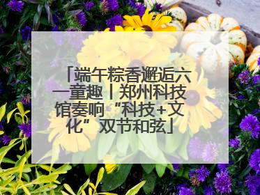 端午粽香邂逅六一童趣丨郑州科技馆奏响“科技+文化”双节和弦